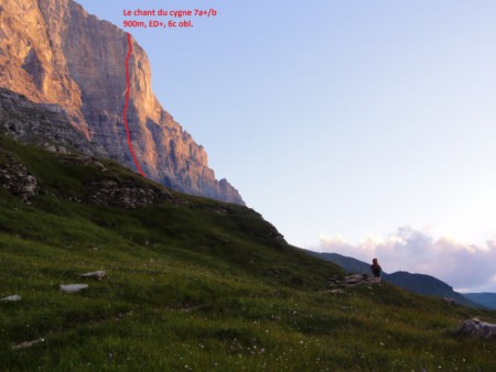 Naša cestička na Eigery, všetko ostatné tam je ťažšie tak treba dotrenovať :))))